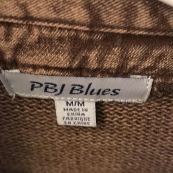 PBJ Blues Long Jacket with Matching Scarf. - Picture 5 of 9